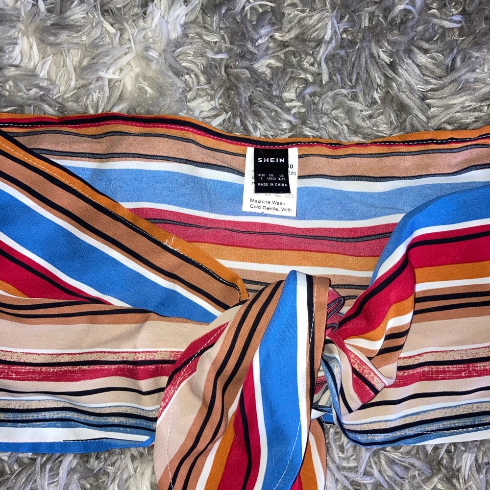 Striped Short Set - Picture 2 of 2